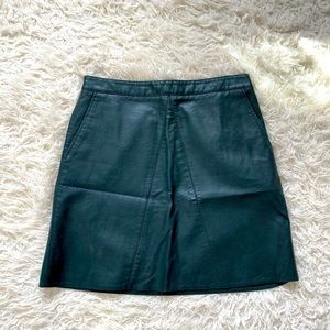Zara Faux Leather Skirt